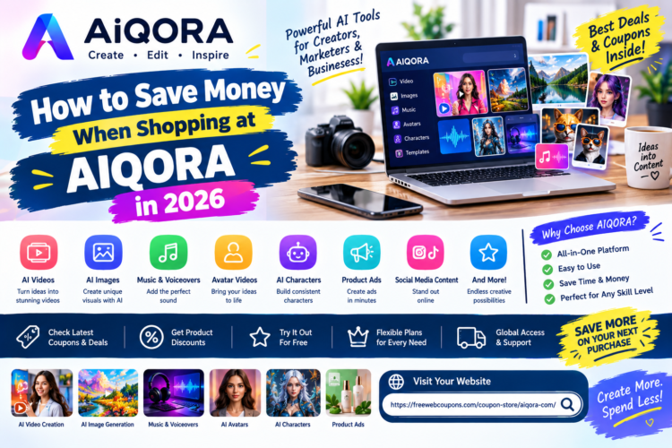 AIQORA Coupons, AIQORA Promo Codes, AIQORA Coupon Codes, AIQORA Deals, AIQORA Discounts, AIQORA Discount Code, AIQORA Free Credits, AIQORA Free Trial, AIQORA Pro Discount, AIQORA Annual Plan, AIQORA Starter Plan, AIQORA AI Tools, AI Content Creation, AI Video Generator, AI Image Generator, AI Music Generator, AI Avatar Video, AI Character Generator, AI Advertising Tools, AI Video Ads, AI Product Ads, AI UGC Ads, AI Marketing Tools, AI Social Media Content, AI Content Studio, AI Creator Tools, AI Marketing Automation, AI Video Creation, AI Imag